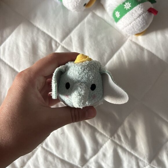 Disney Tsum Tsum Plush Lot of 6 Christmas Donald Chip Nick Wilde Mr. Big Dumbo - Picture 8 of 14